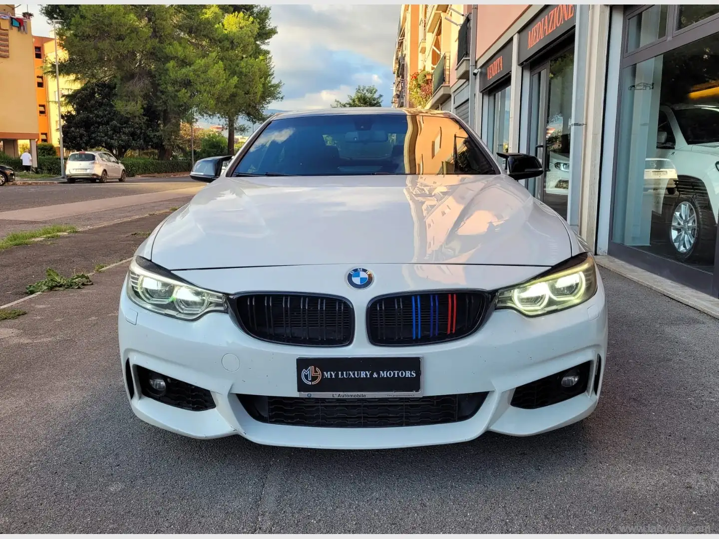 BMW 420 420d Coupé Msport EURO6B Bianco - 2