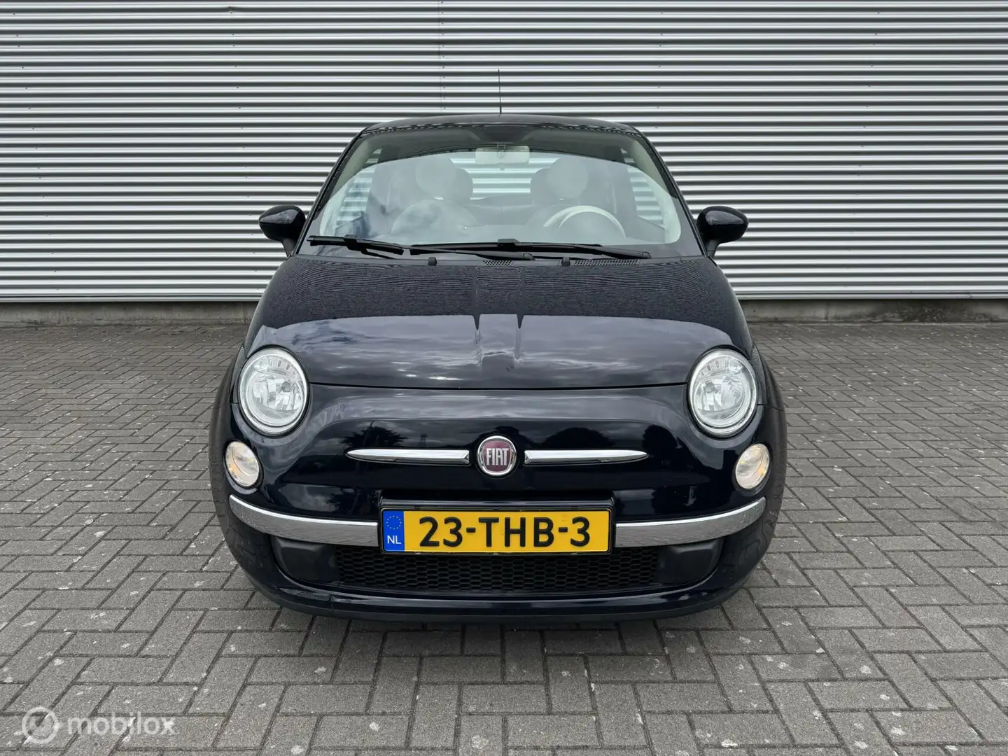 Fiat 500 1.2 Lounge | Panorama dak | Airco | Automaat | Blauw - 2