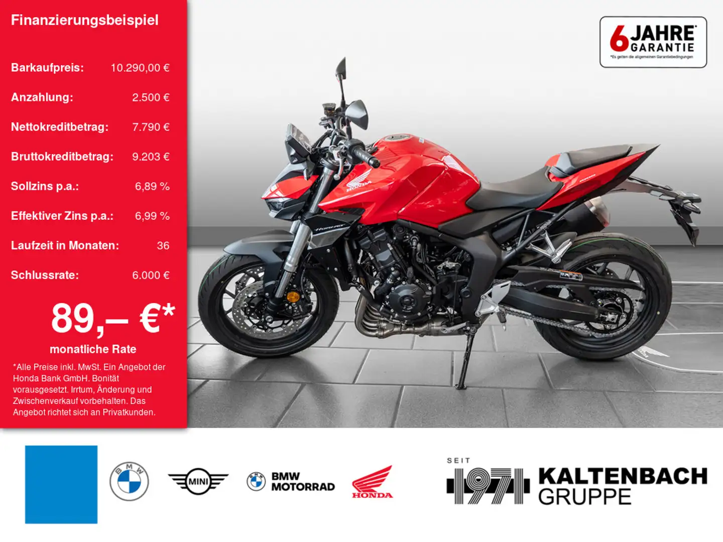Honda CB 1000 Hornet LED SCHEINWERFER Rouge - 1