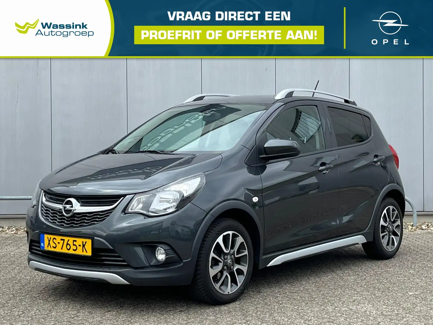 Opel Karl 75pk ROCKS Online Edition | Navigatie | Parkeersen Gris - 1