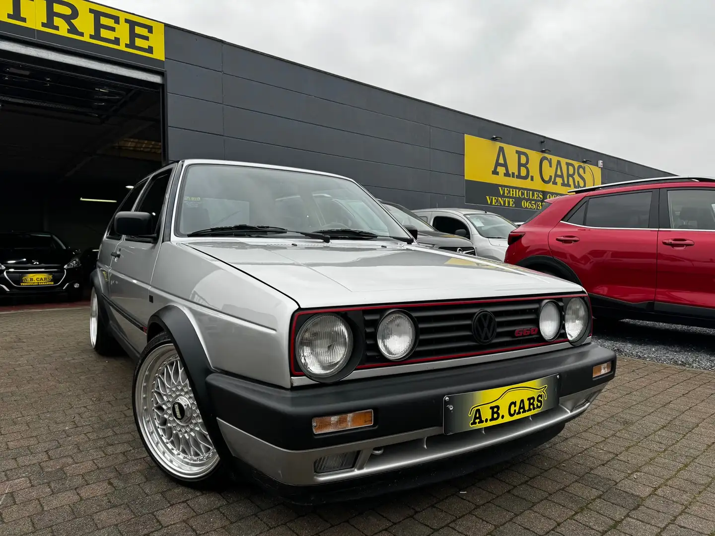 Volkswagen Golf GTI G60 * HISTORIQUE COMPLET VW* Gris - 1