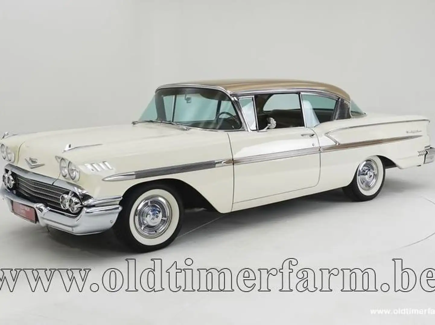 Chevrolet Bel Air V8 Hardtop Coupe '58 CH2990 Blanc - 1