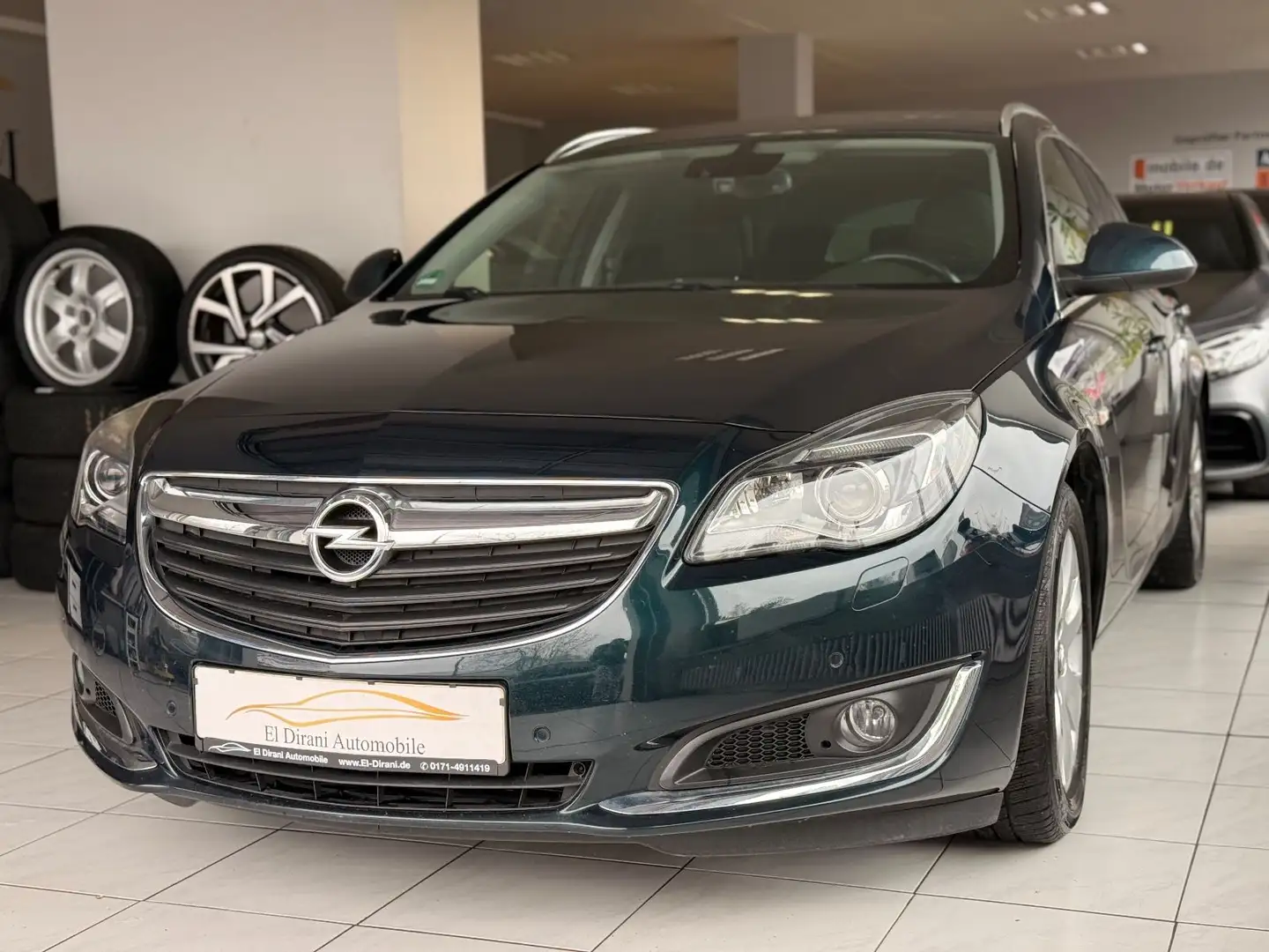 Opel Insignia 1.4 Turbo Innovation R-Cam/Navi/BiXen Groen - 1