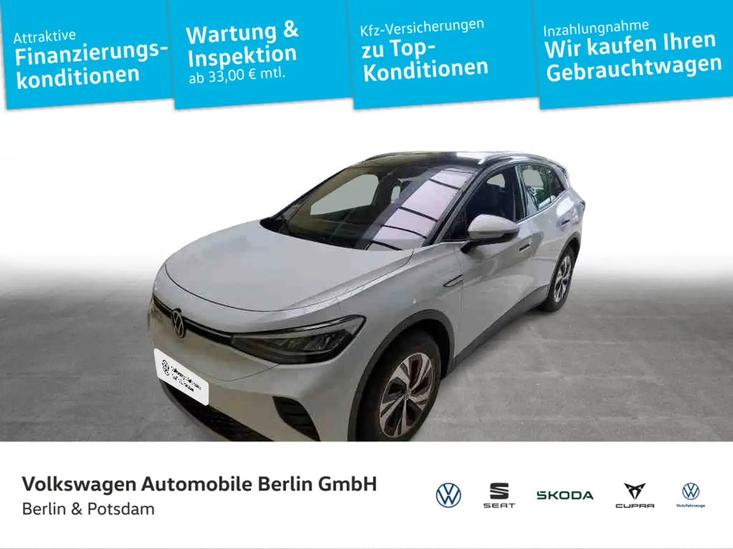Volkswagen ID.4 Pure Navi-Pro LED Sitzhzg PDC Weiß - 1