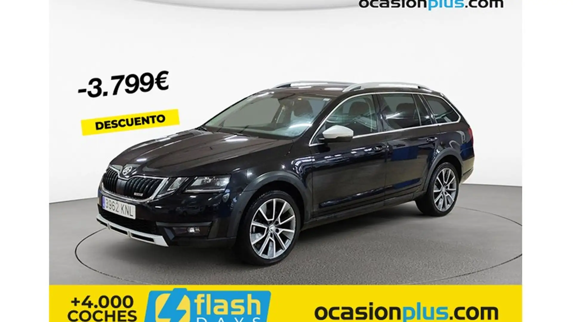 Skoda Octavia 2.0TDI CR DSG 4x4 135kW Zwart - 1