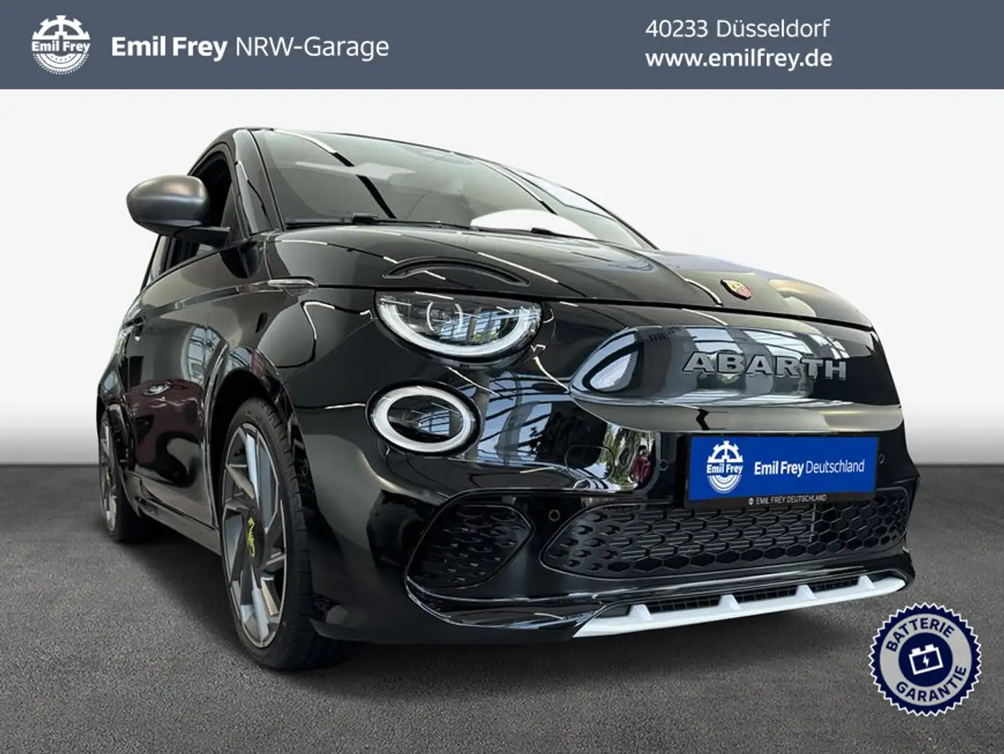 Abarth 500e e Schwarz - 1