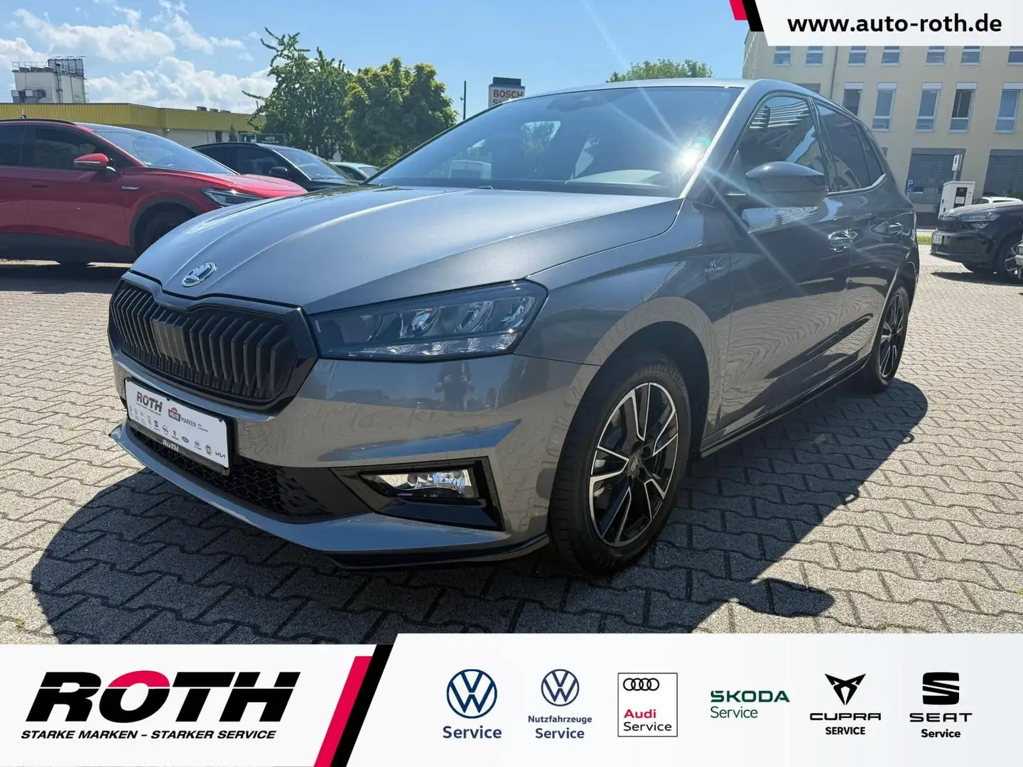 Skoda Fabia 1.0 TSI Monte Carlo *LED*Kamera*PDC*DAB* Grau - 1