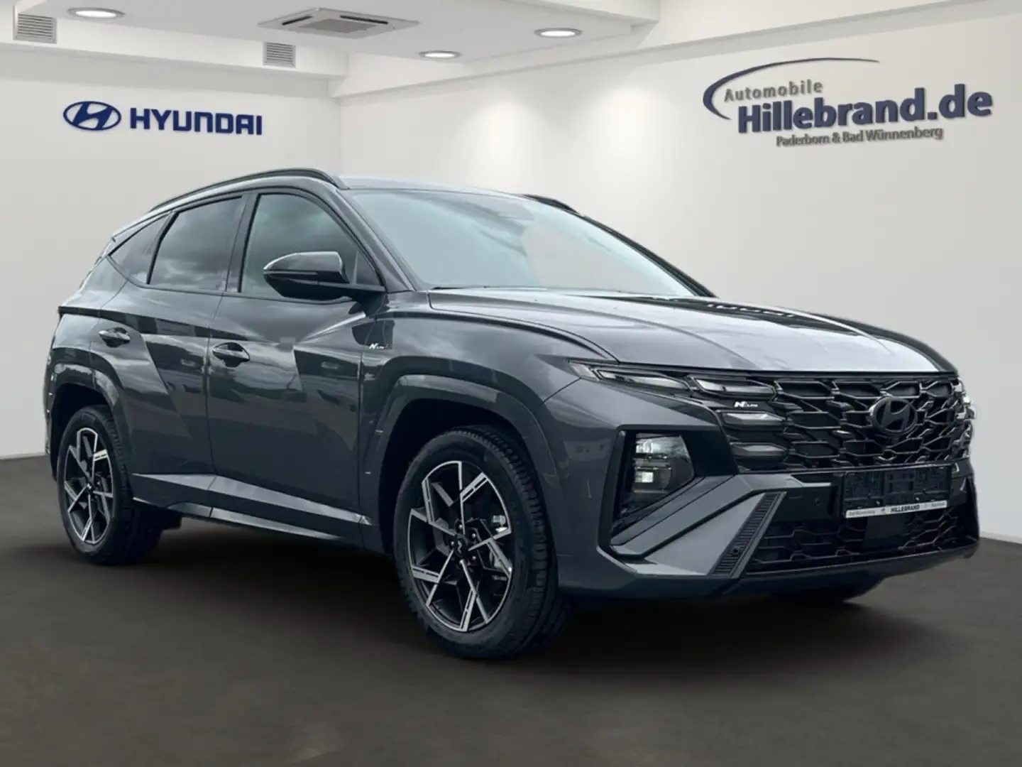 Hyundai TUCSON N Line Hybrid 4WD 1.6 T-GDI EU6e HUD Navi Digitale Grigio - 2