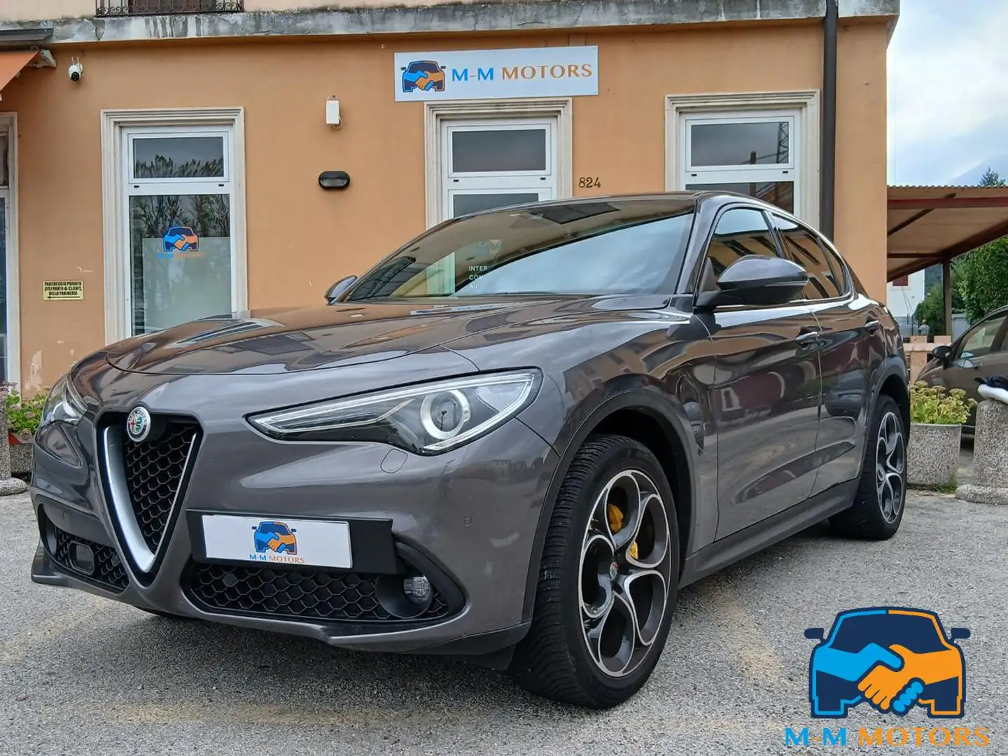 Alfa Romeo Stelvio 2.2 Turbodiesel 210 CV AT8 Q4 Super Grau - 1