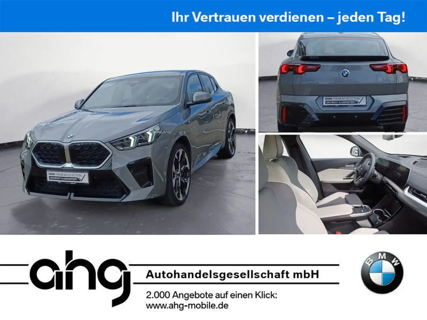 BMW X2 sDrive20i *M-Sport*HUD*LED*SHZ*DAB*Navi*Komfo Grau - 1