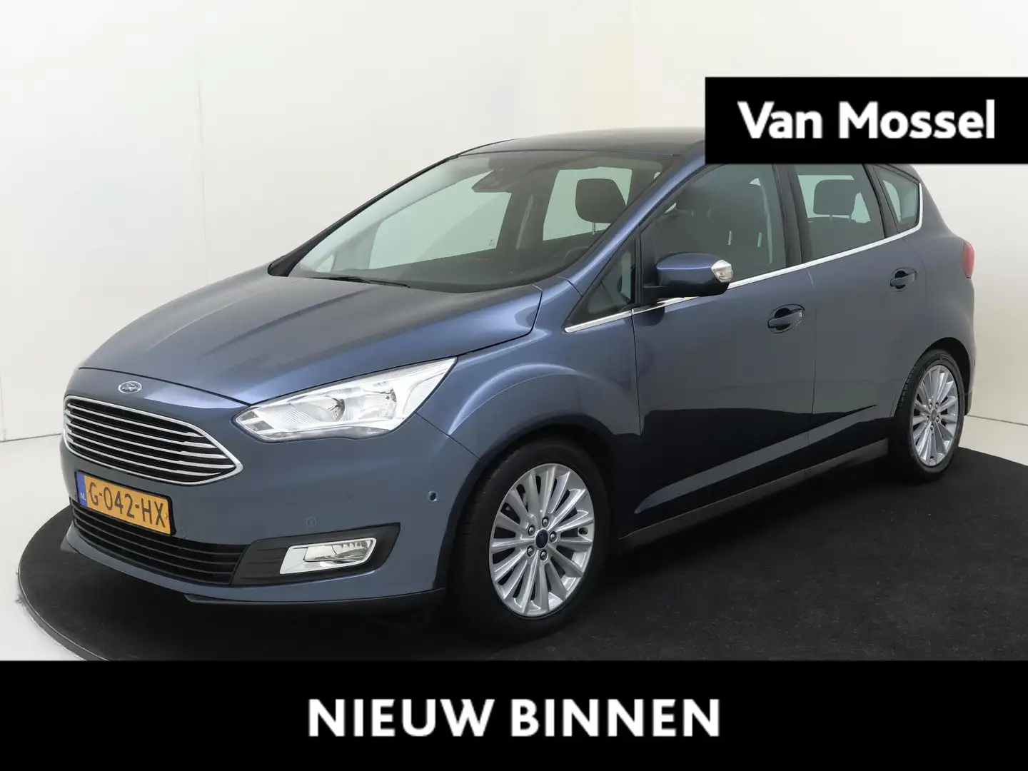 Ford C-Max 1.0 Ecoboost 125 PK Titanium Navigatie SYNC 2 | Ca Bleu - 1