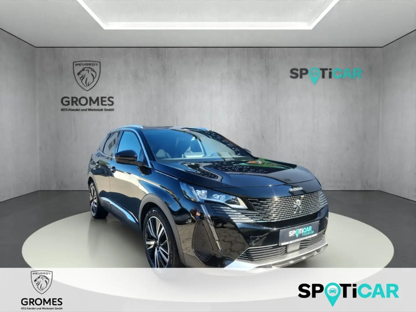 Peugeot 3008 GTPK 1.6 PureTech 180 EAT8 PANO Focal ACC Navi Dig Schwarz - 1
