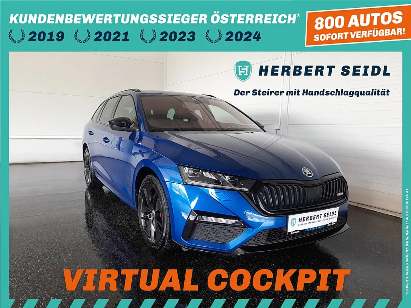 Skoda Octavia Combi RS IV 150/245 DSG *RS EXKLUSIV INTERIEUR ... plava - 1