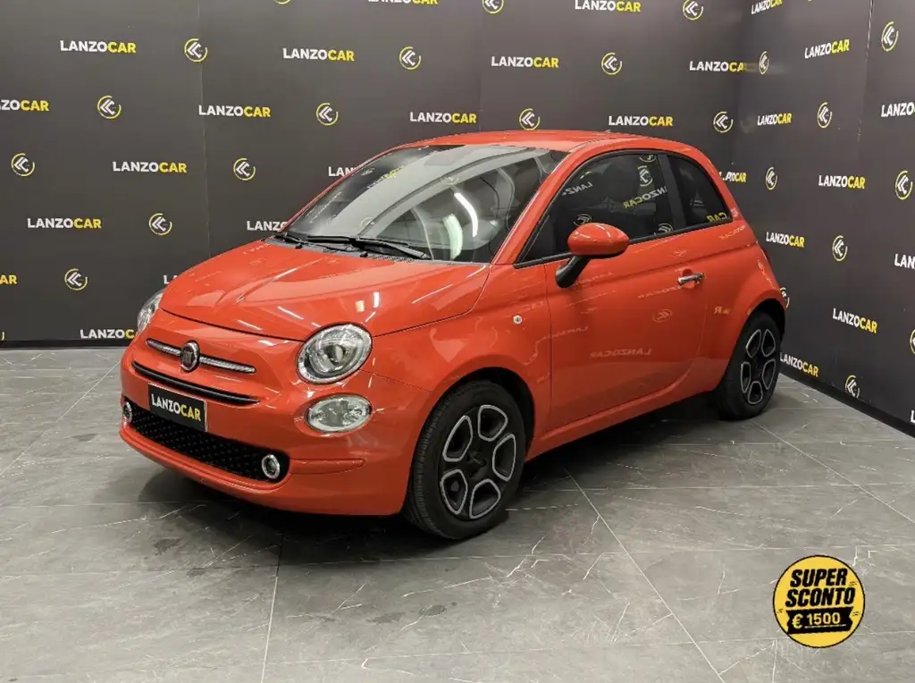 Fiat 500, 1.0 HYBRID CONNECT 70CV *DIVERSI COLORI*, colore arancione, 2023, ibrida | usata in vendita da LANZOCAR