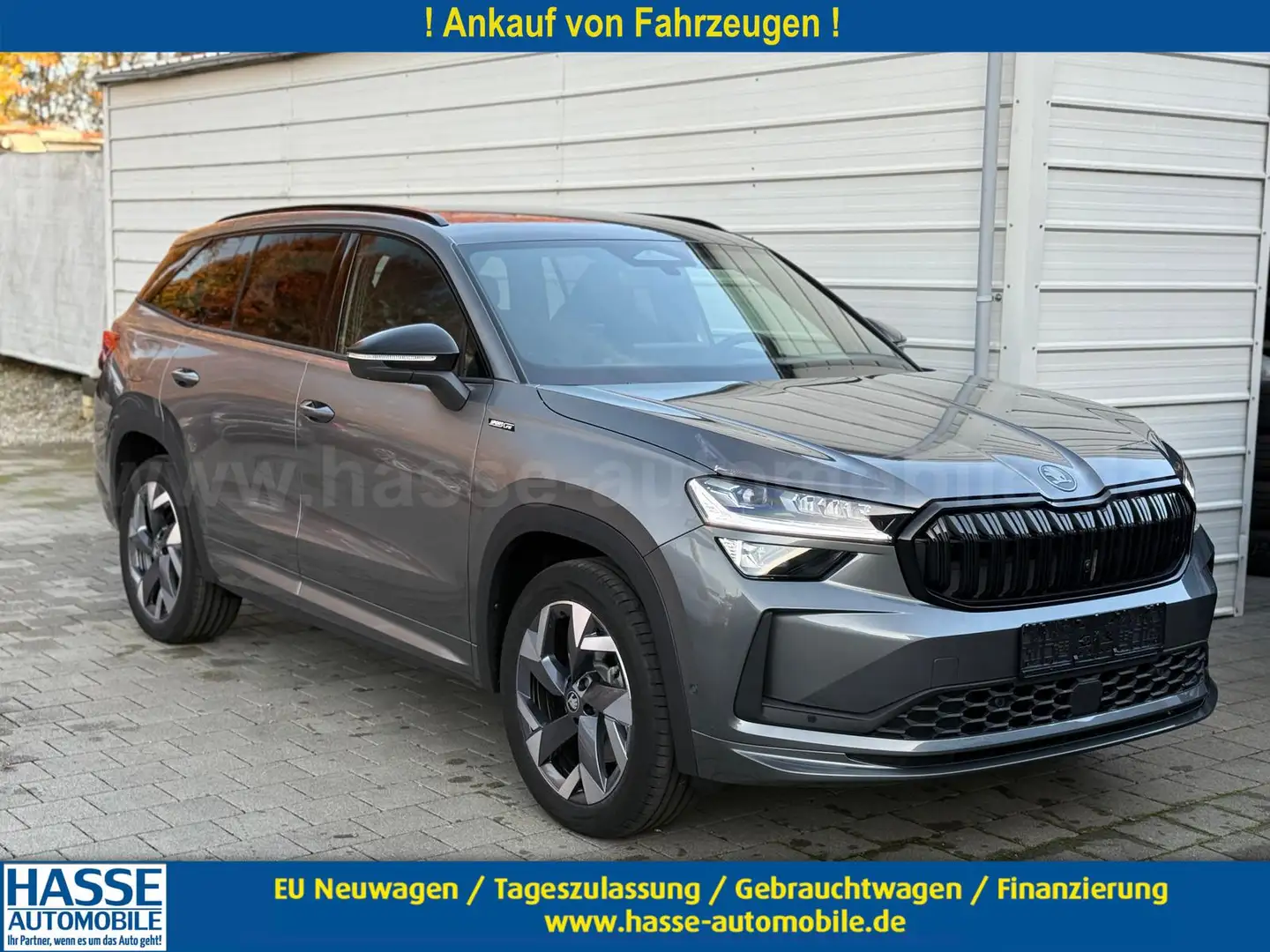 Skoda Kodiaq Sportline 2.0 TDI DSG 4x4 7Sitzer*AHK*NAVI*SHZ*... Grigio - 1