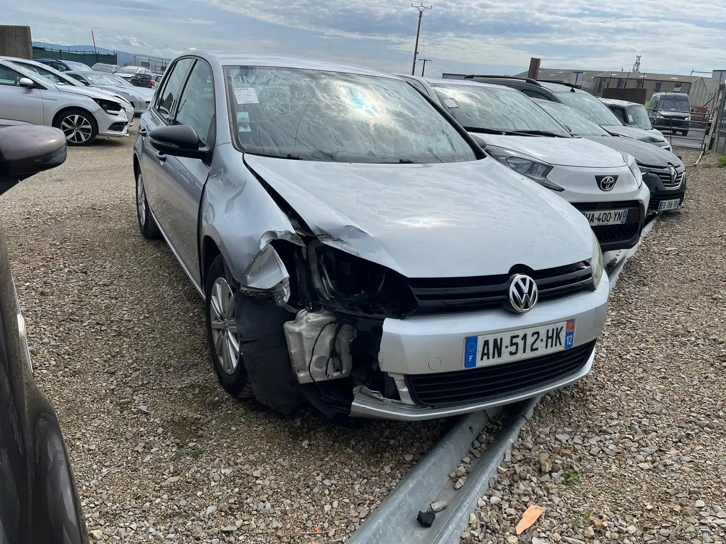 Volkswagen Golf Golf VI 1.6 TDi CR 105 Trendline / AN512 Gris - 1