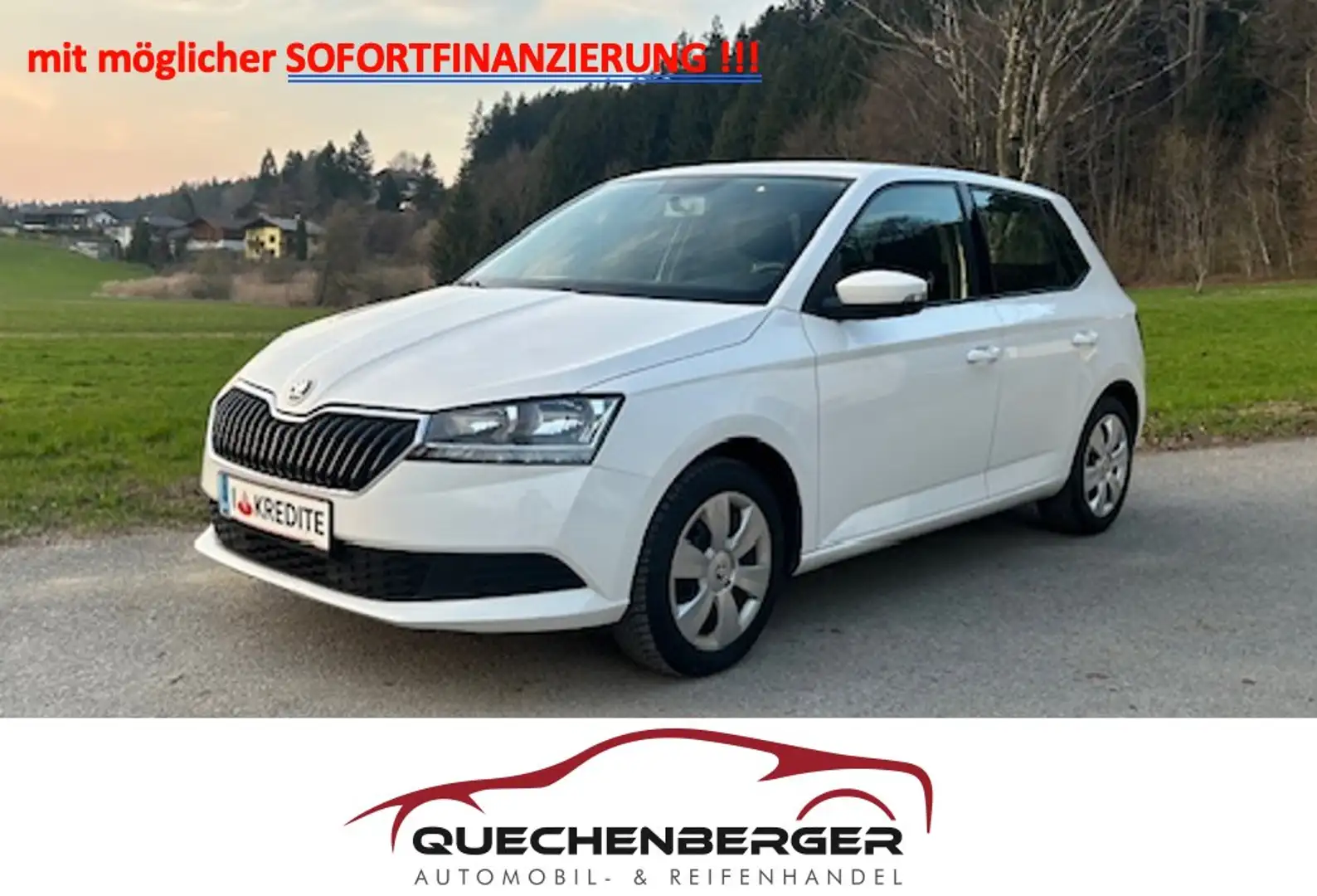 Skoda Fabia 8fach Bereift & möglicher SOFORTFINANZIERUNG!!! Weiß - 1
