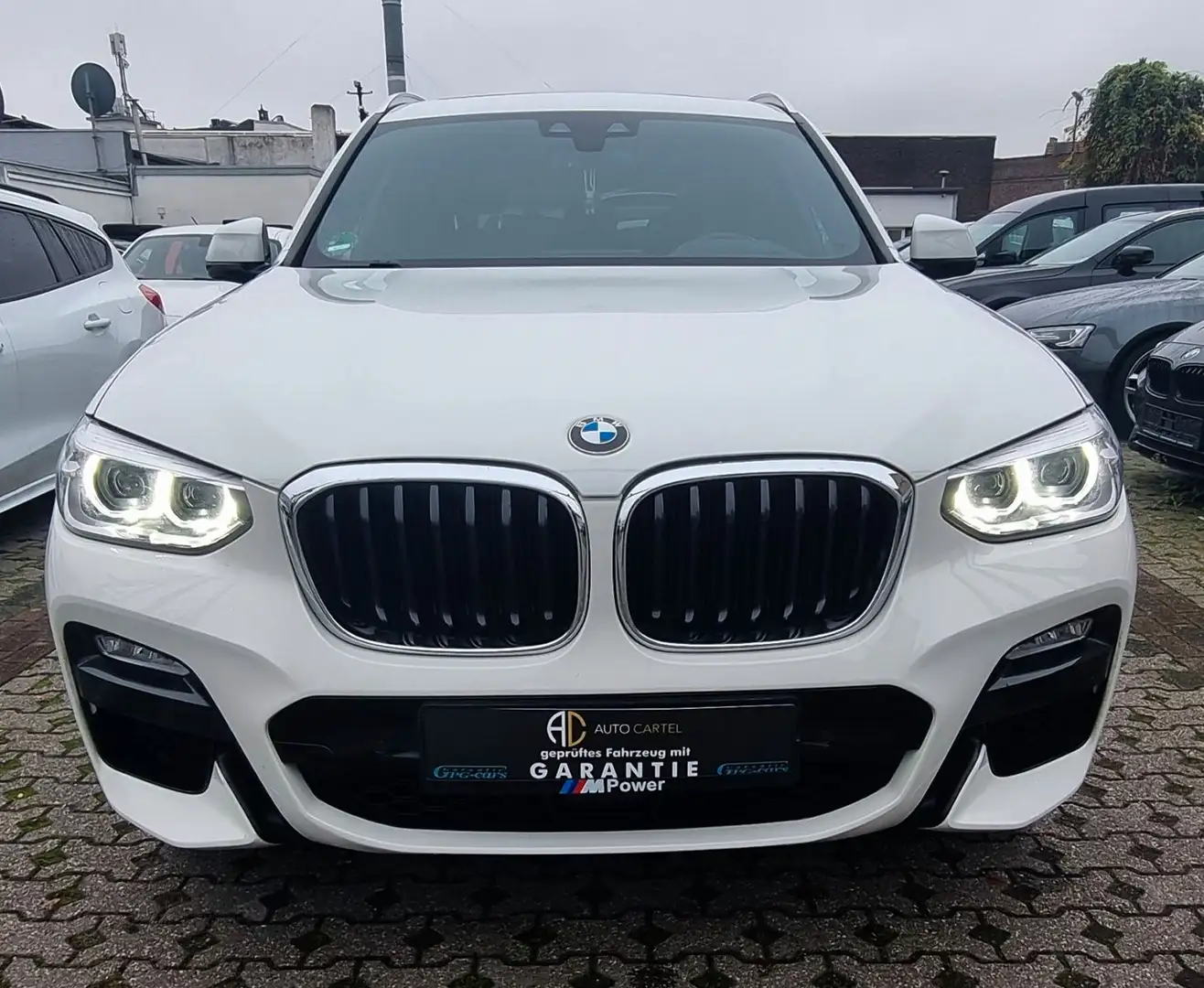 BMW X3 xDrive 30 d M Sport paket-Panorama-Leder- Weiß - 2