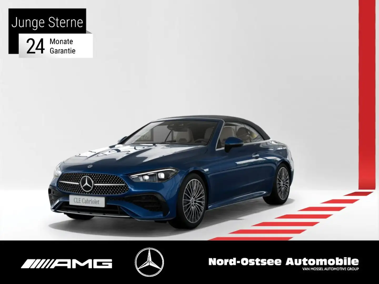 Mercedes-Benz CLE 300 AMG 4M CABRIO NIGHT PANO DISTRO 360 HUD Bleu - 1