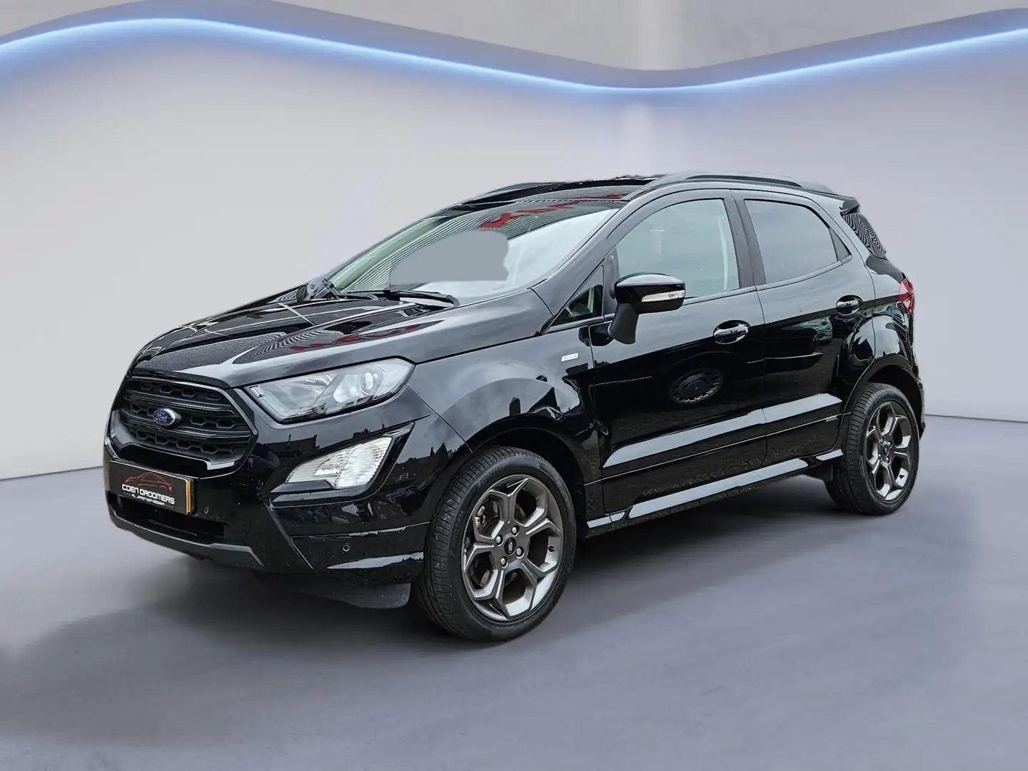 Ford EcoSport 1.0 EcoBoost ST-Line Black /Apple Carplay/Leder-Al Zwart - 1