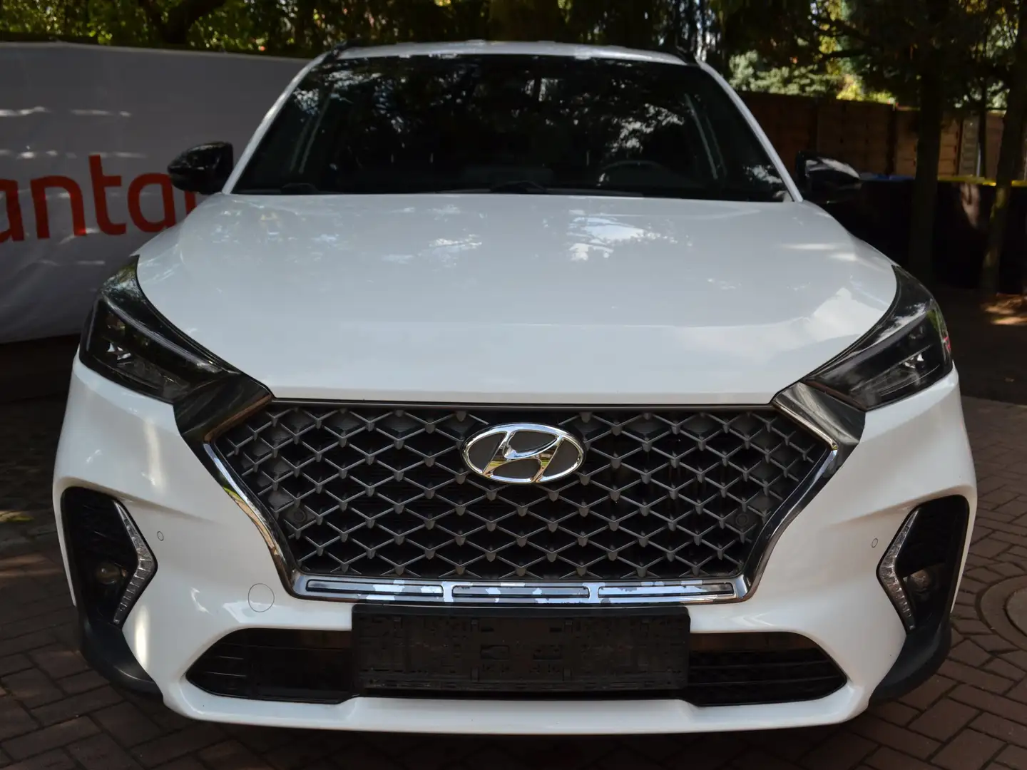 Hyundai TUCSON 1,6N-Line,4WD/Navi/SHZ/Klimaaut/Temp../1.Besitz! Blanc - 2
