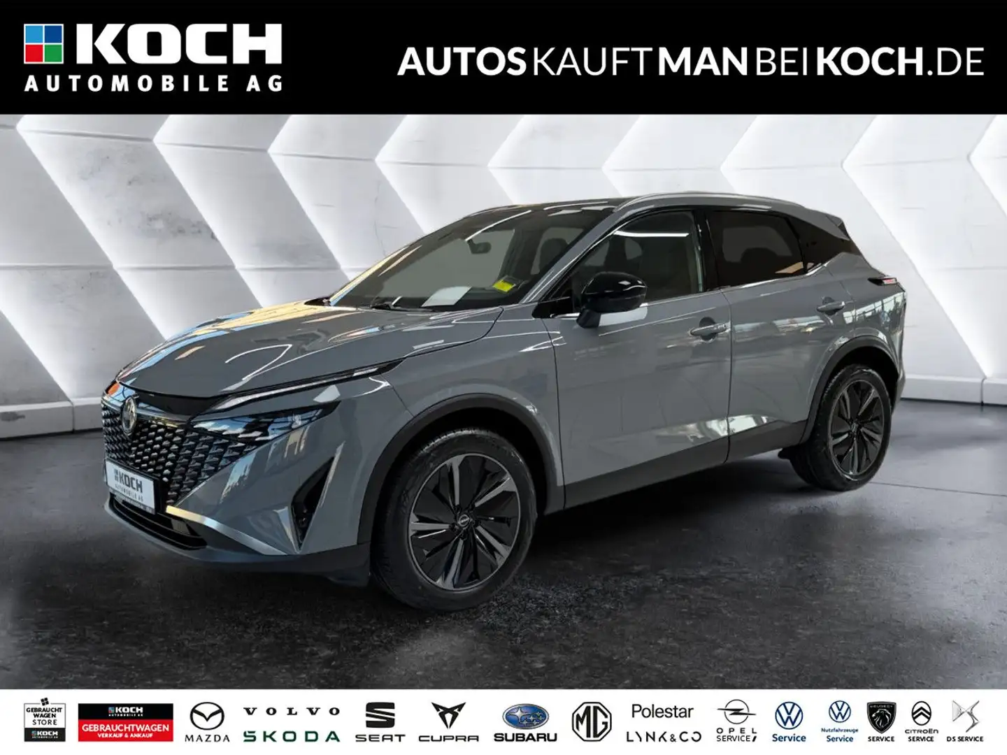 Nissan Qashqai 1.3 DIG-T Tekna LED LEDER PANO SHZ NAVI Grigio - 1