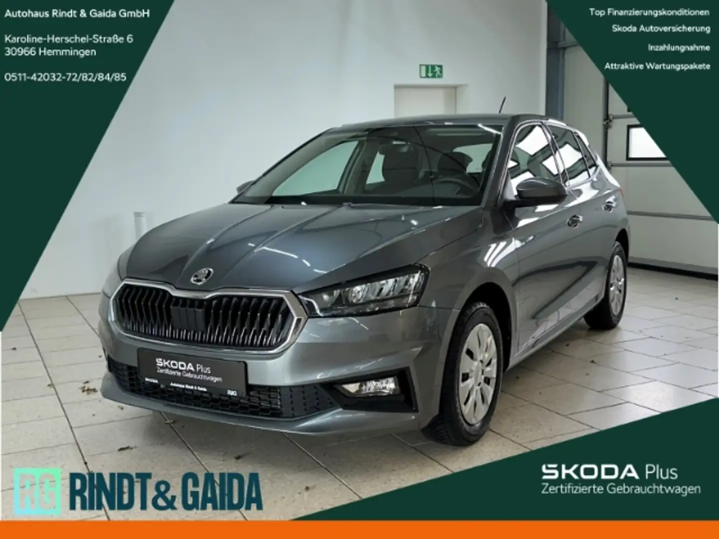 Skoda Fabia Selection 1.0 TSI DSG SHZ PDC Freisprech Gris - 1