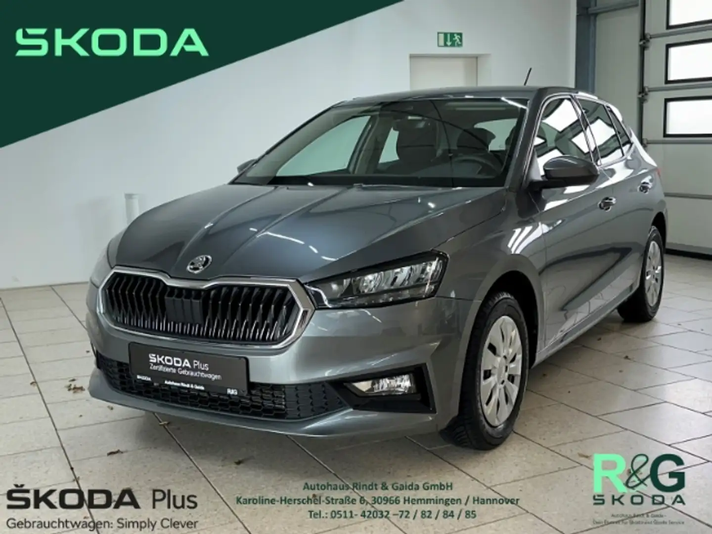 Skoda Fabia Selection 1.0 TSI DSG SHZ PDC Freisprech Grau - 1