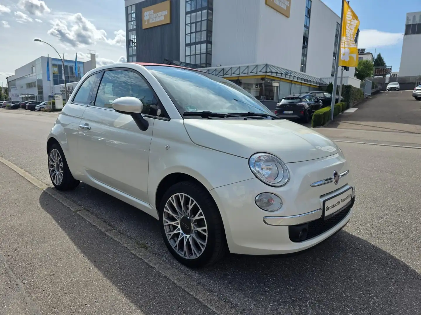 Fiat 500C Lounge*Cabrio*2.Hand Weiß - 1