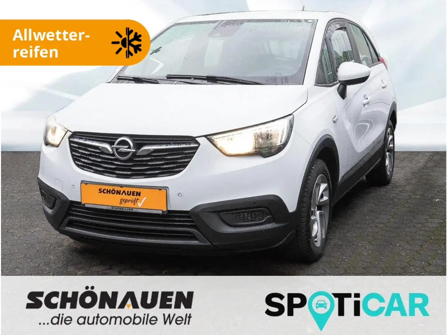 Opel Crossland X Edition +CARPLAY+PDC+eFH+ALLW+L/SHZ++ Blanc - 1