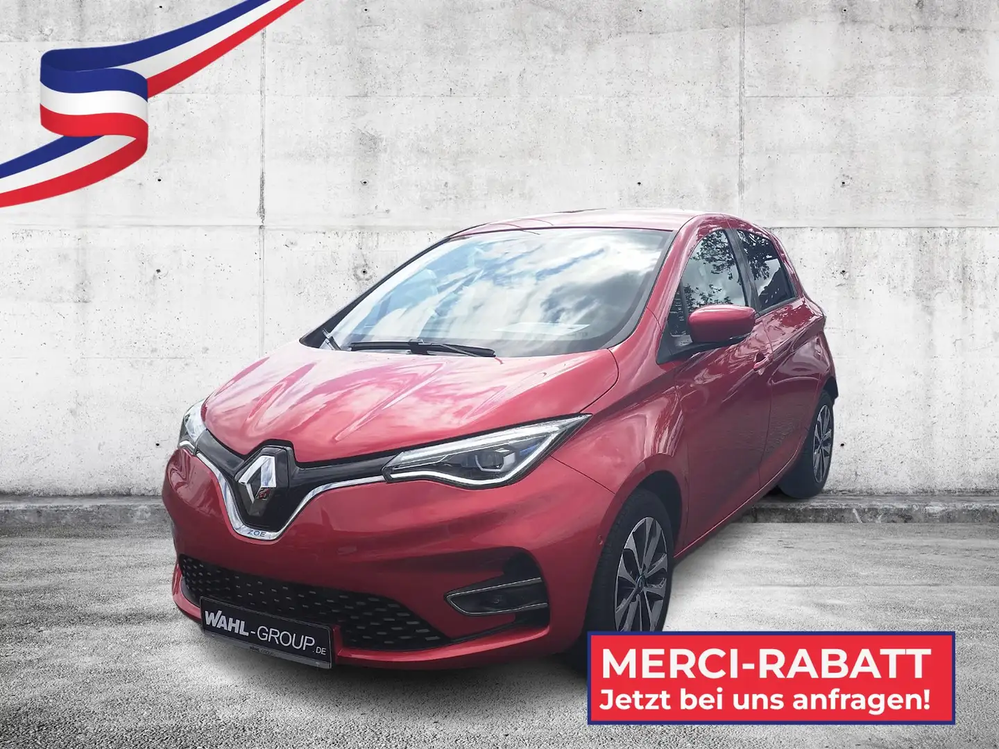 Renault ZOE Intens ZE50 R135 Mietbatterie nur Wallboxkabel Rojo - 1