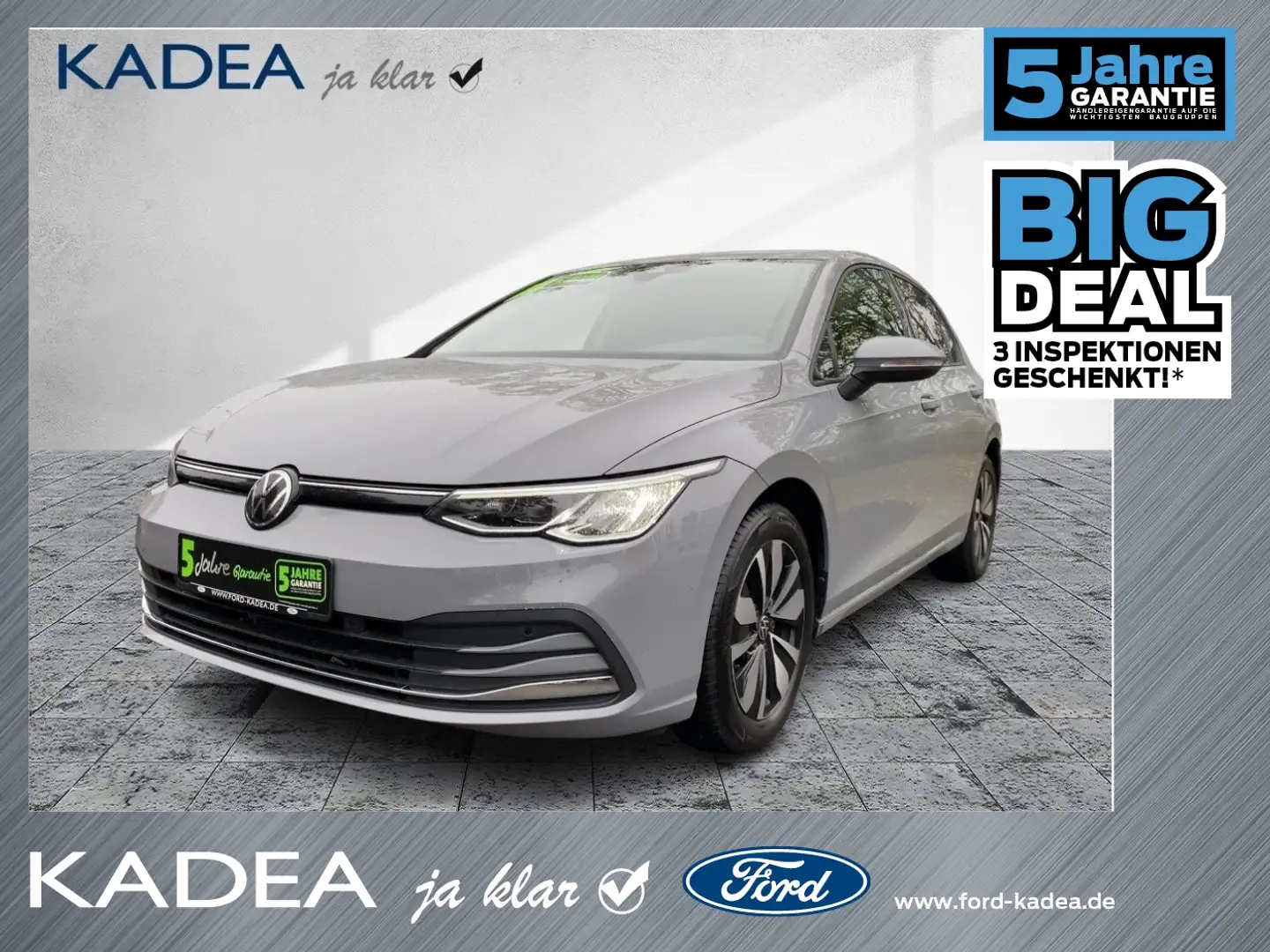 Volkswagen Golf VIII 1.5 TSI Move ACC+LED+Navi+SHZ+KlimaA Gris - 1