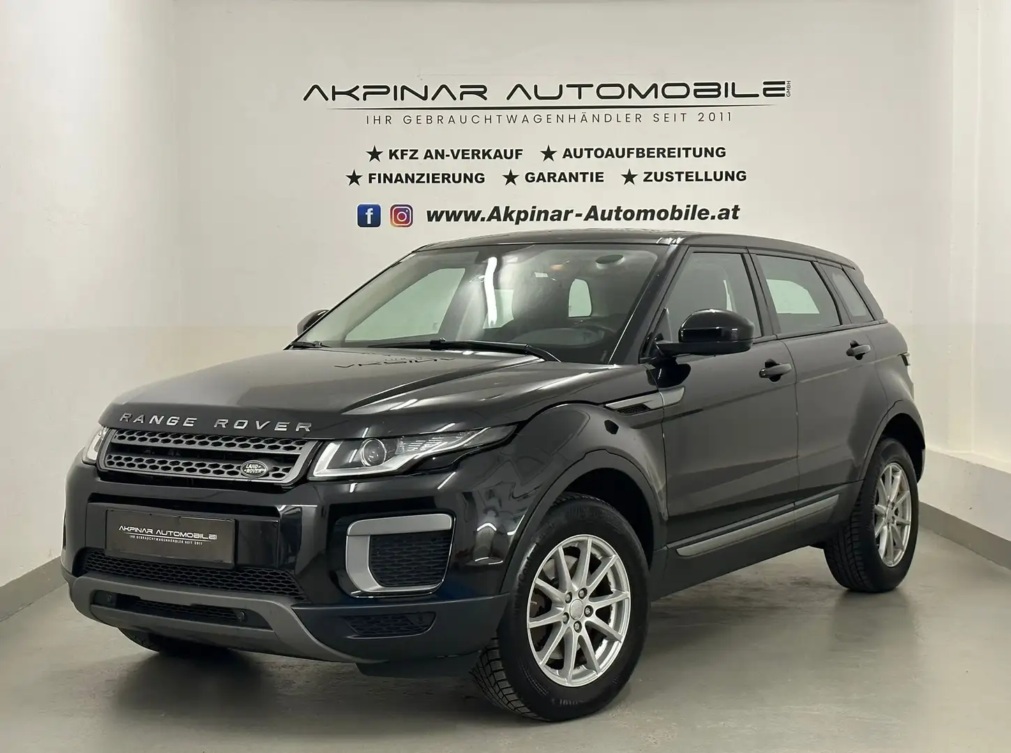 Land Rover Range Rover Evoque Pure 2,0 TD4 Aut. NAVI - SHZ - TEMPOMAT Schwarz - 1