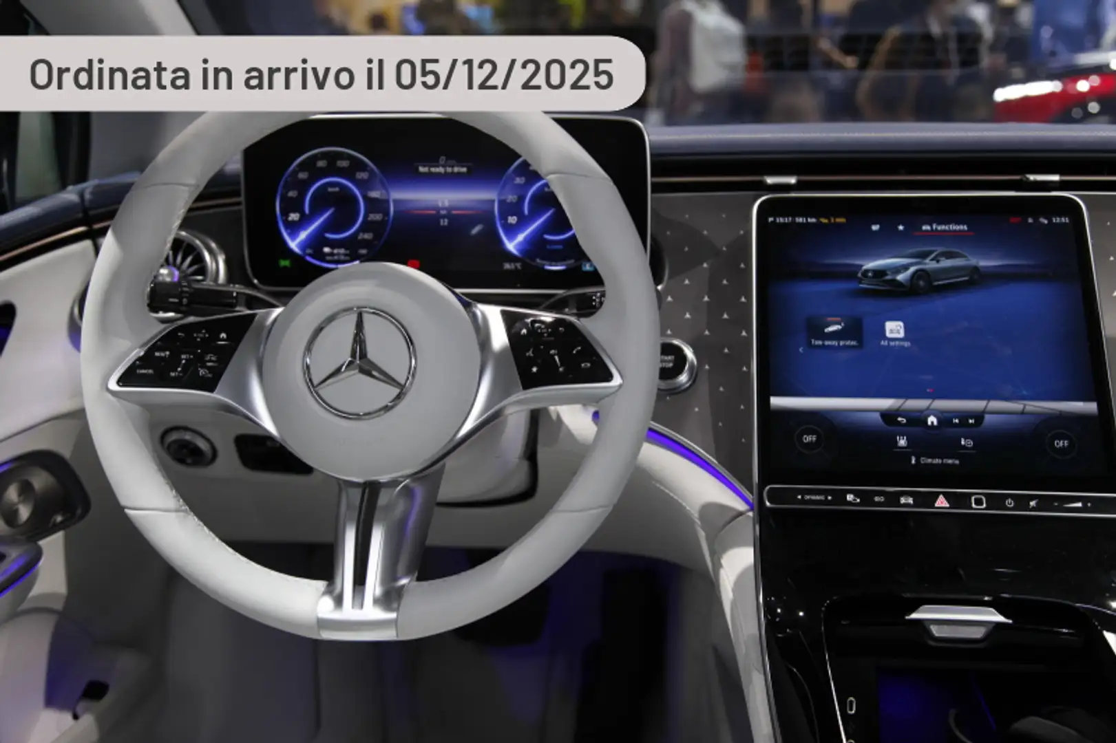 Mercedes-Benz EQE 350 350 4Matic Advanced Srebrny - 1