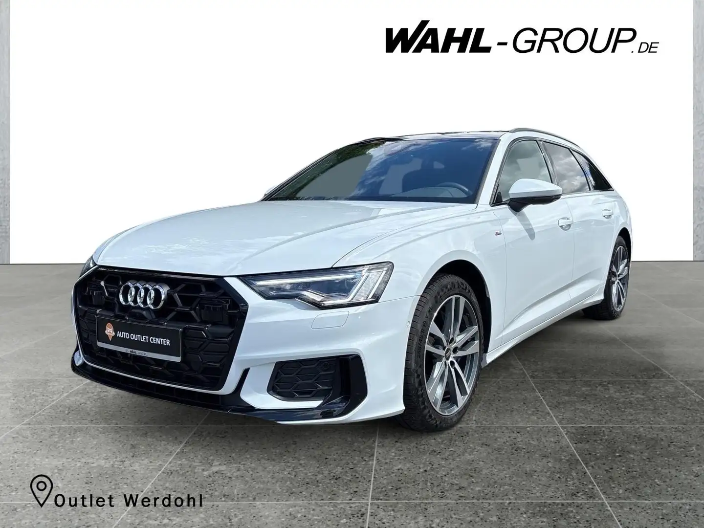 Audi A6 Avant 50 TDI QUATTRO S-LINE*LED*AHK*KLIMA 4 ZONEN* Weiß - 1
