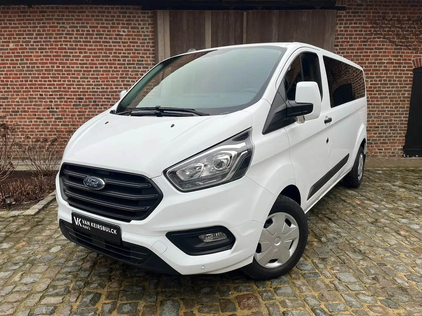 Ford Transit Custom 2.0 LichteVracht DubbelCabine 6PL Led Pdc BTW Aftrekbaar Blanco - 1