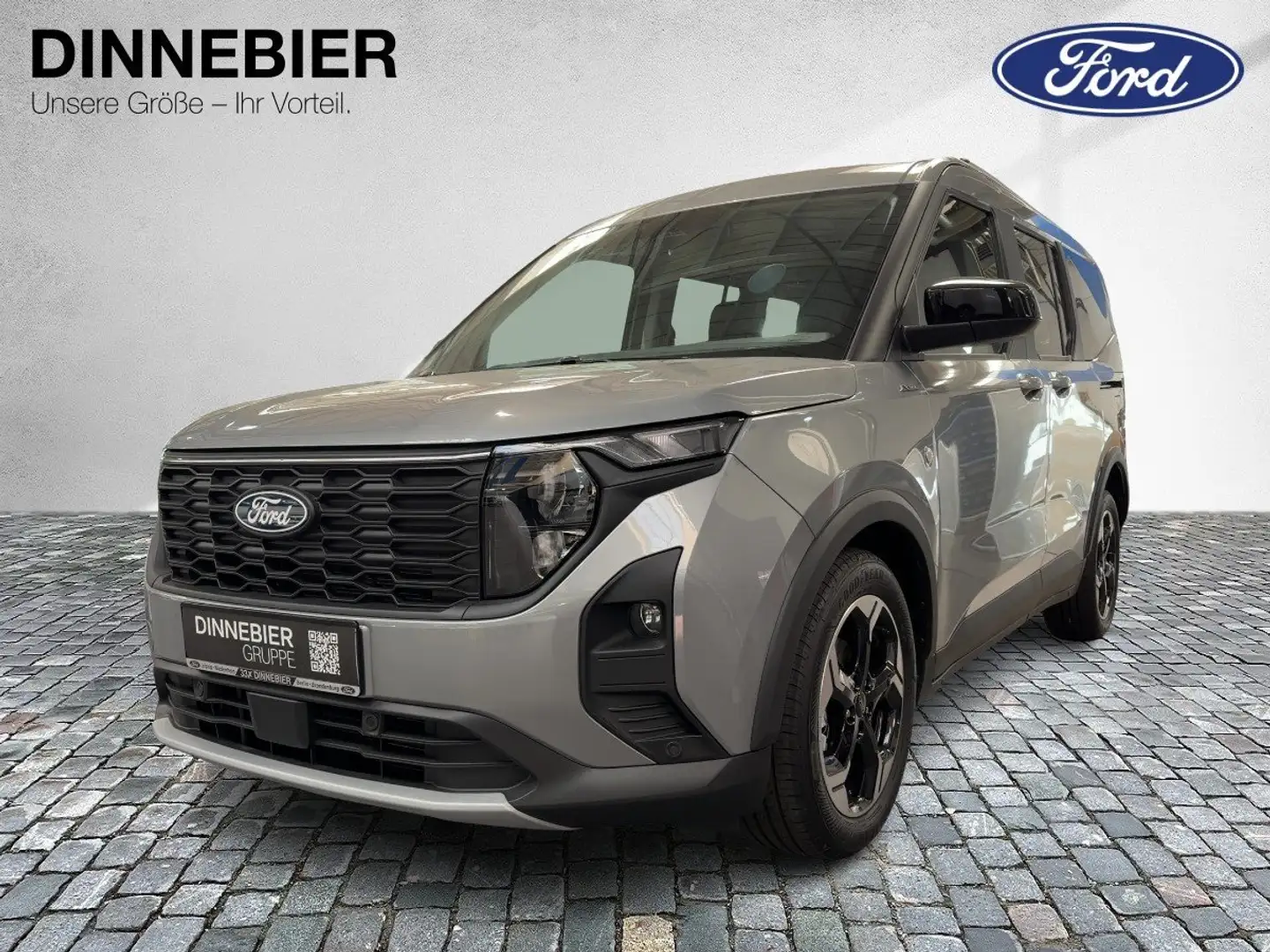 Ford Tourneo Courier Active 92 kW ACC CAM NAVI TWA LM Silber - 2