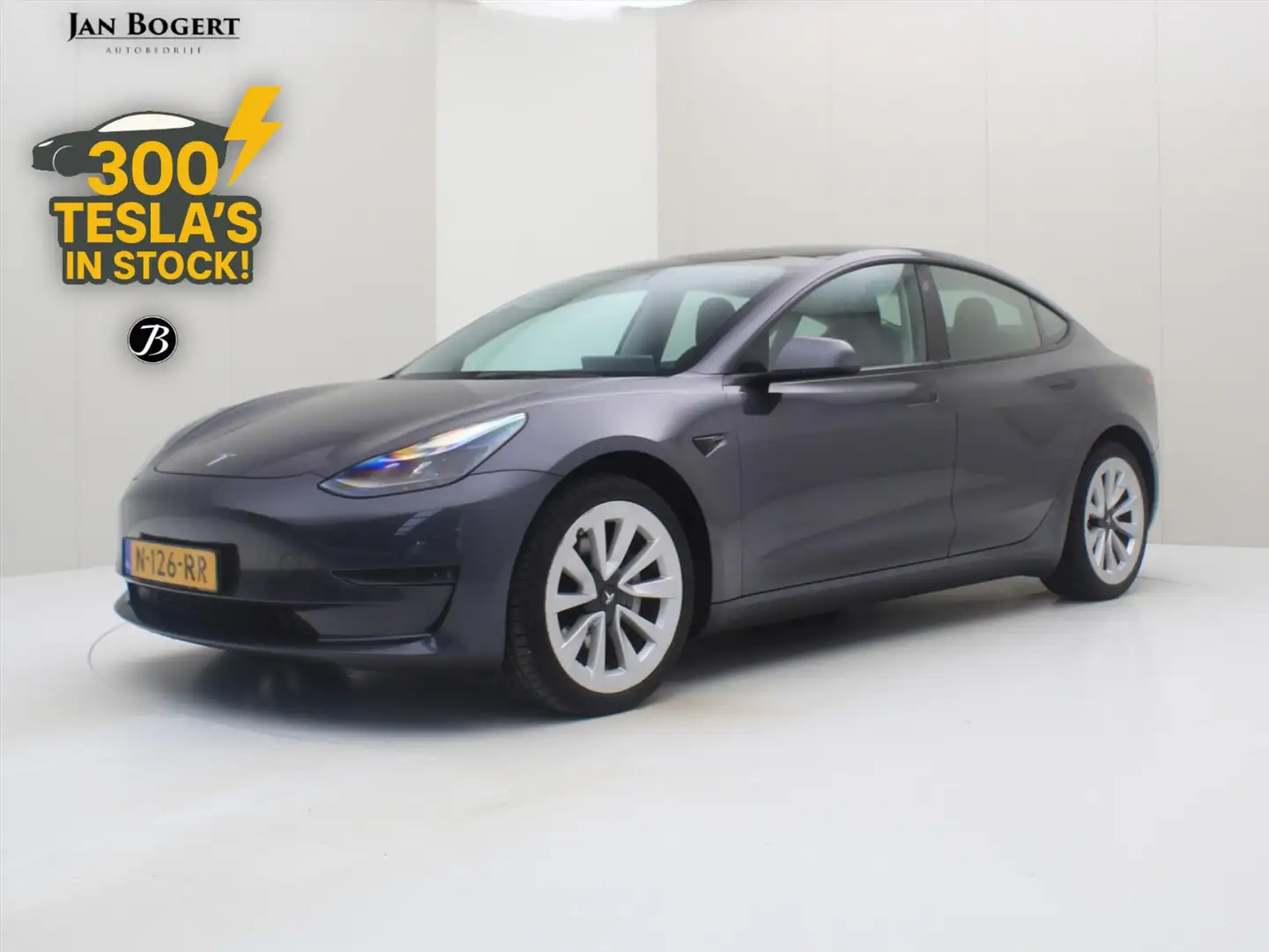 Tesla Model 3 Long-Range AWD 351pk 75 kWh 97% SoH FACELIFT [ TRE Grijs - 1