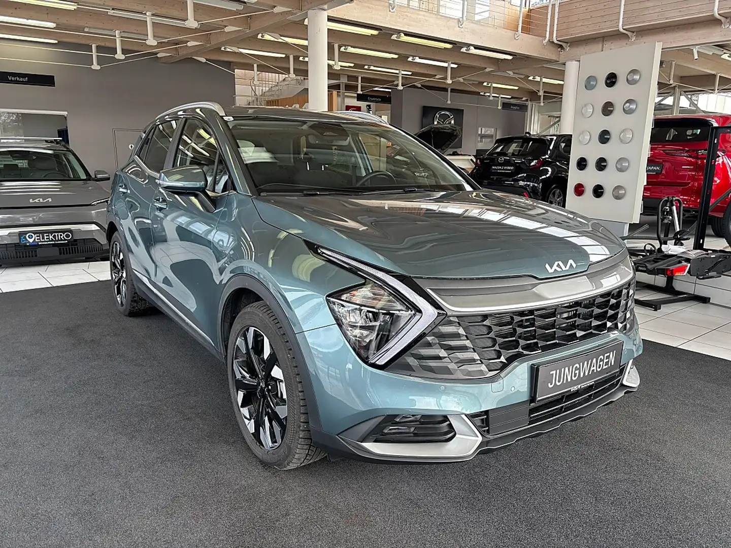 Kia Sportage 1,6 TGDI PHEV AWD Silber Aut. Grün - 2