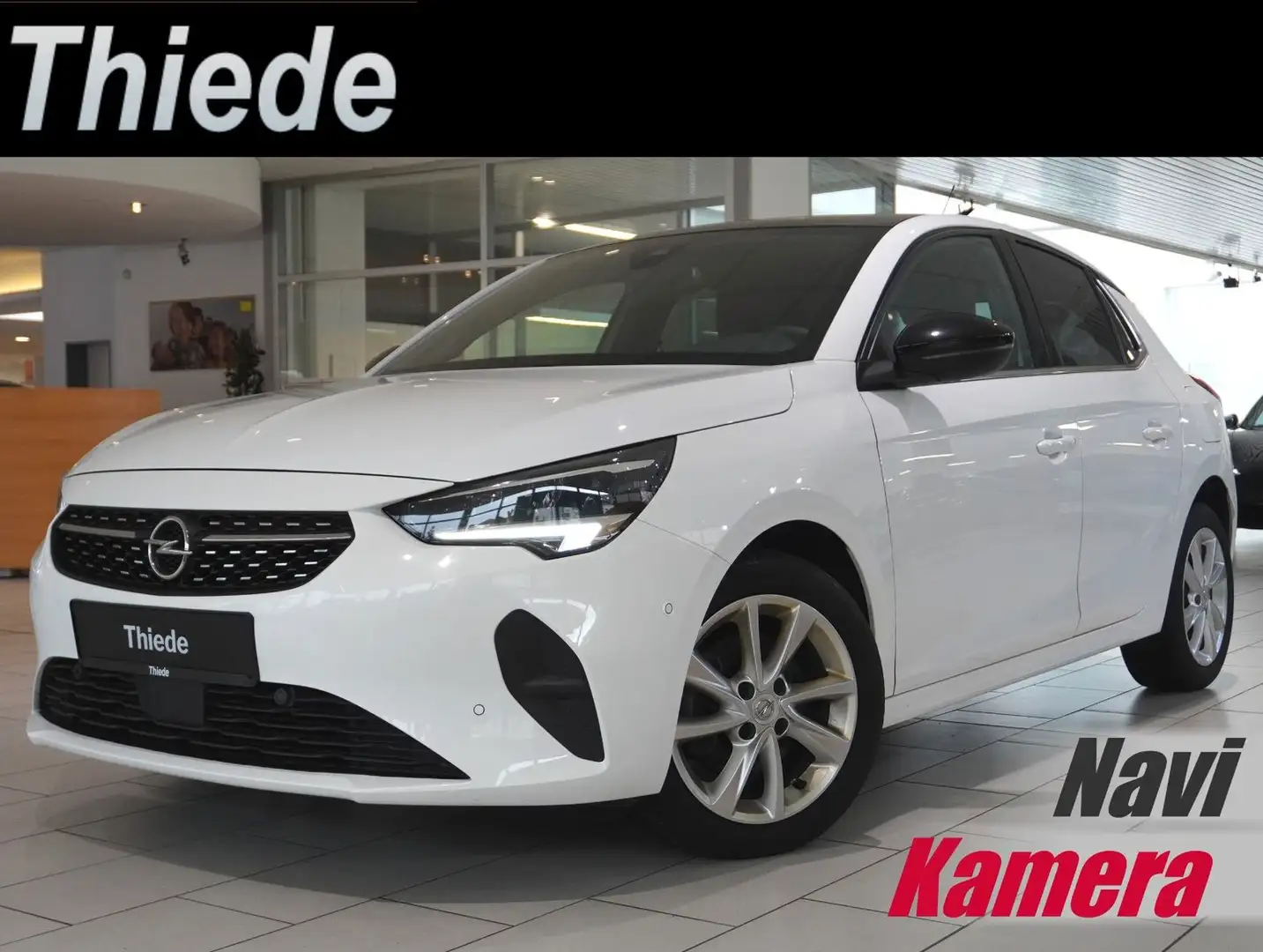 Opel Corsa F 1.2 ELEGANCE NAVI/LED/KAMERA/PANO/SH/DAB Weiß - 1