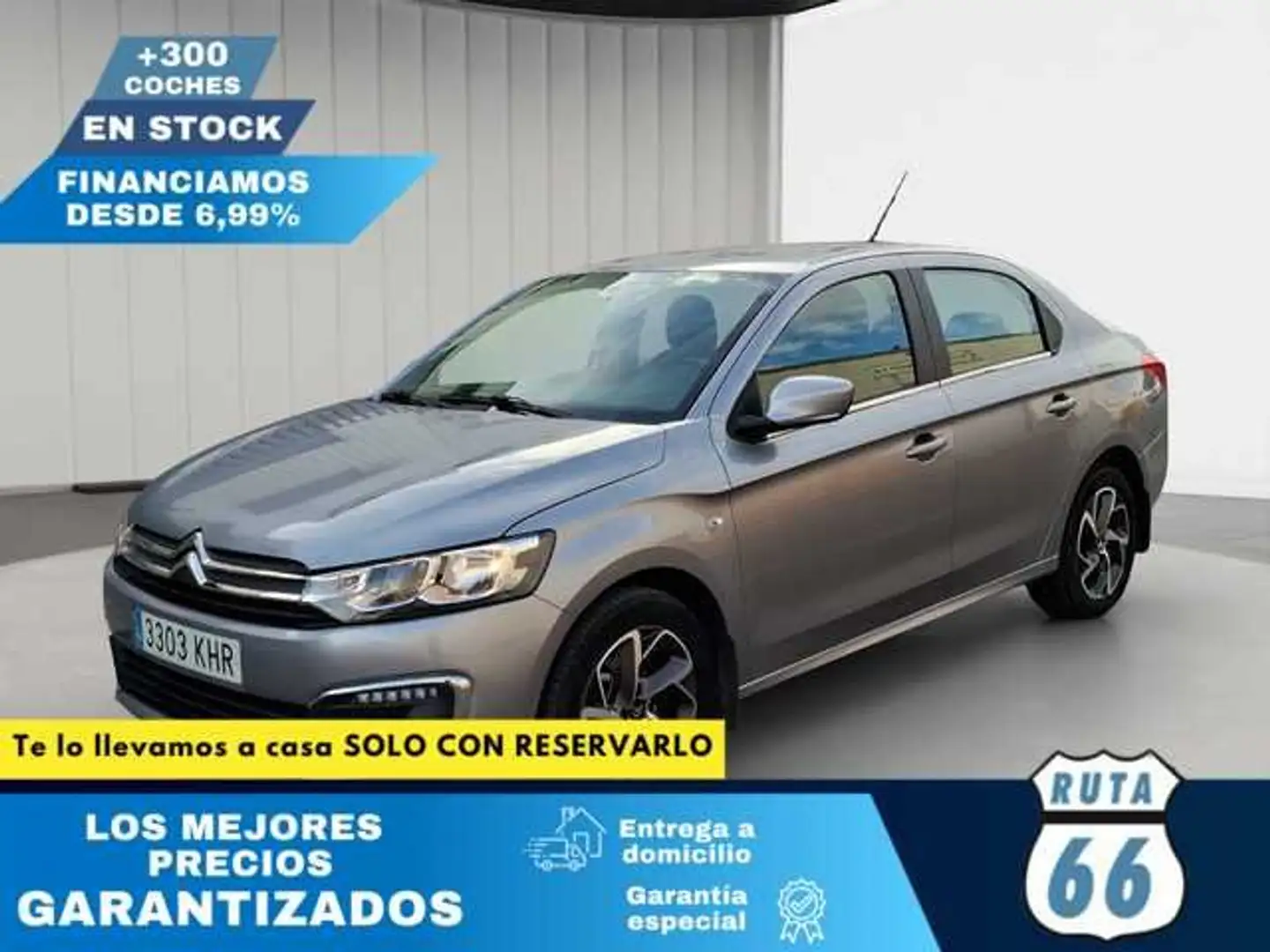 Citroen C-Elysée 1.2 PureTech Shine 82 Gris - 1