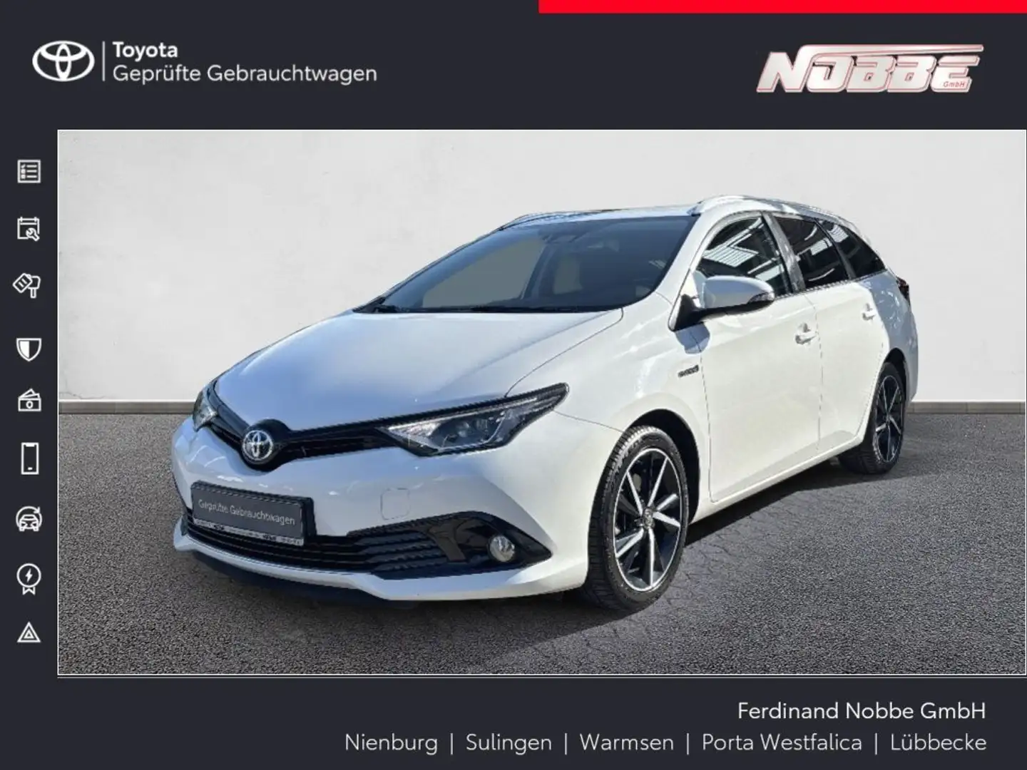 Toyota Auris 1.8 VVT-i Hybrid Automatik Touring Sports Team Deu Bílá - 1