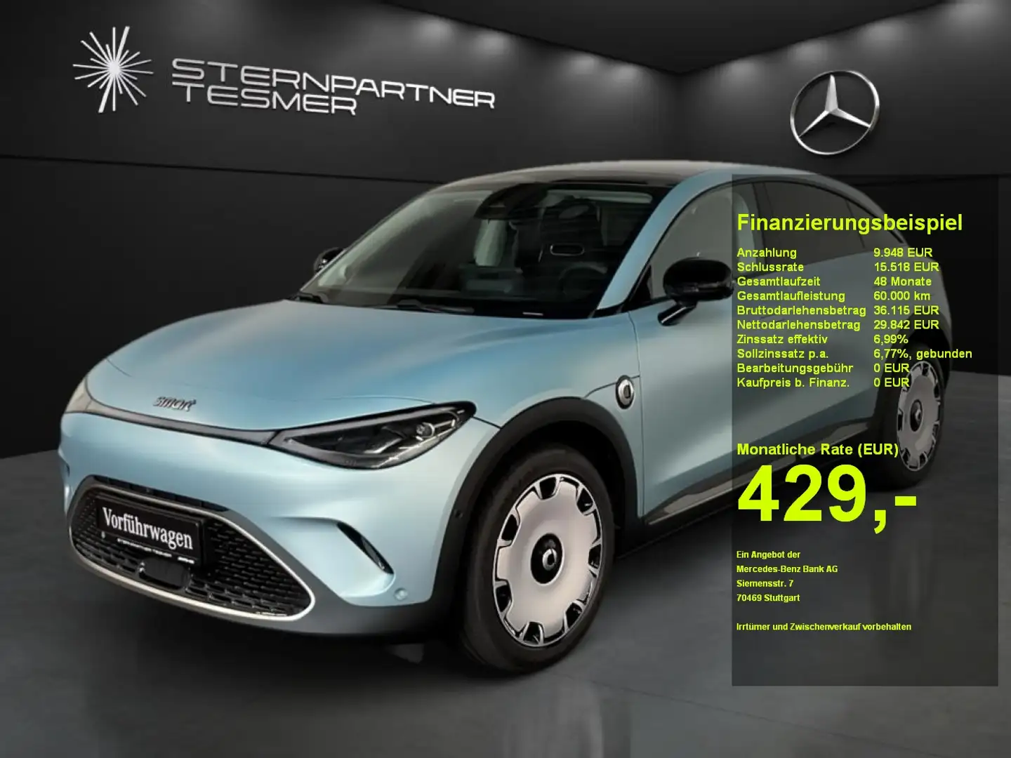 smart #3 Premium  PREMIUM+HUD+PANO+LED+NAVI+AMBIENT Azul - 1