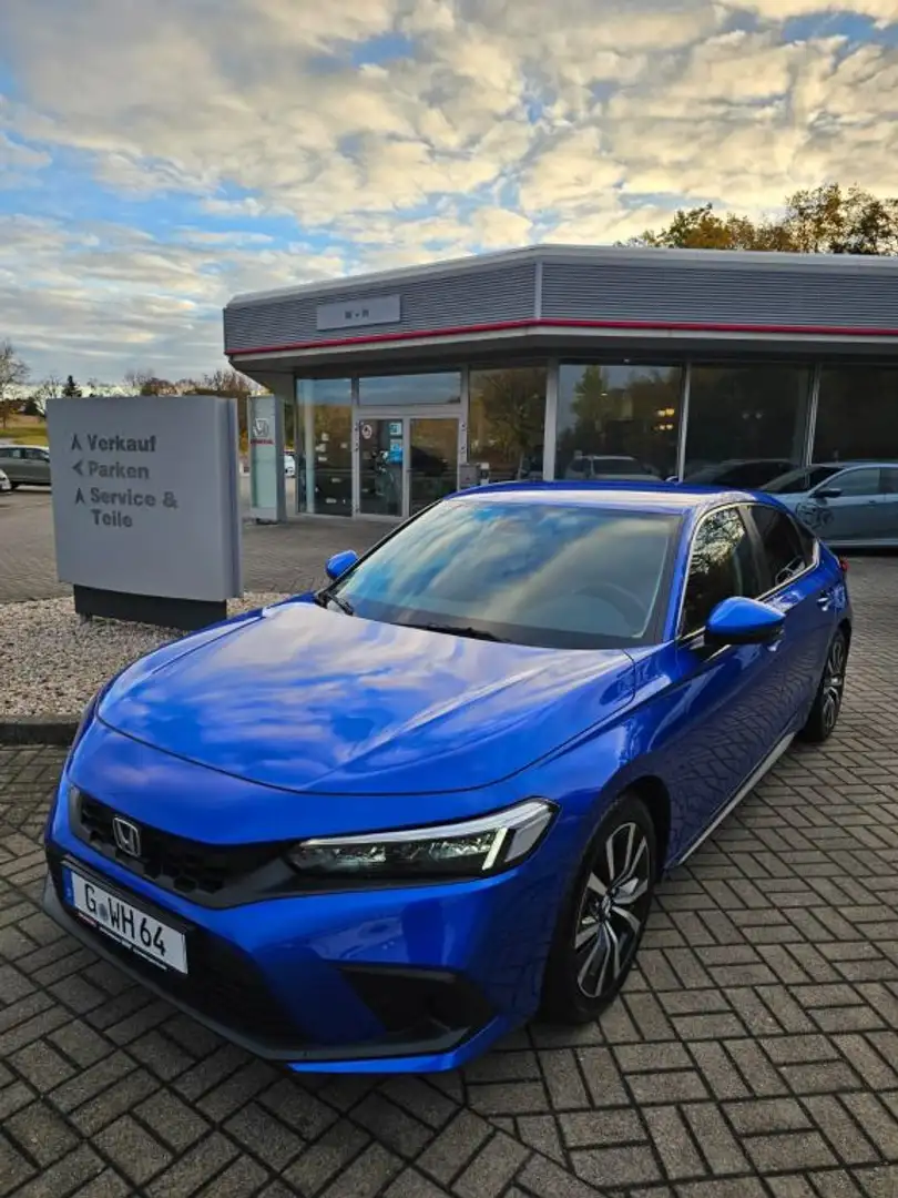 Honda Civic e:HEV 2.0 i-MMD Hybrid Elegance Blau - 1