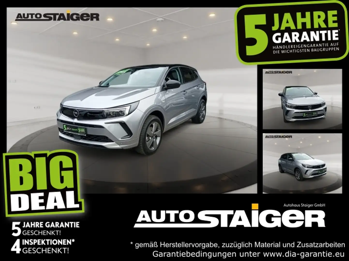 Opel Grandland Elegance AT AHK, 360 Kamera, Alcantara Grau - 1