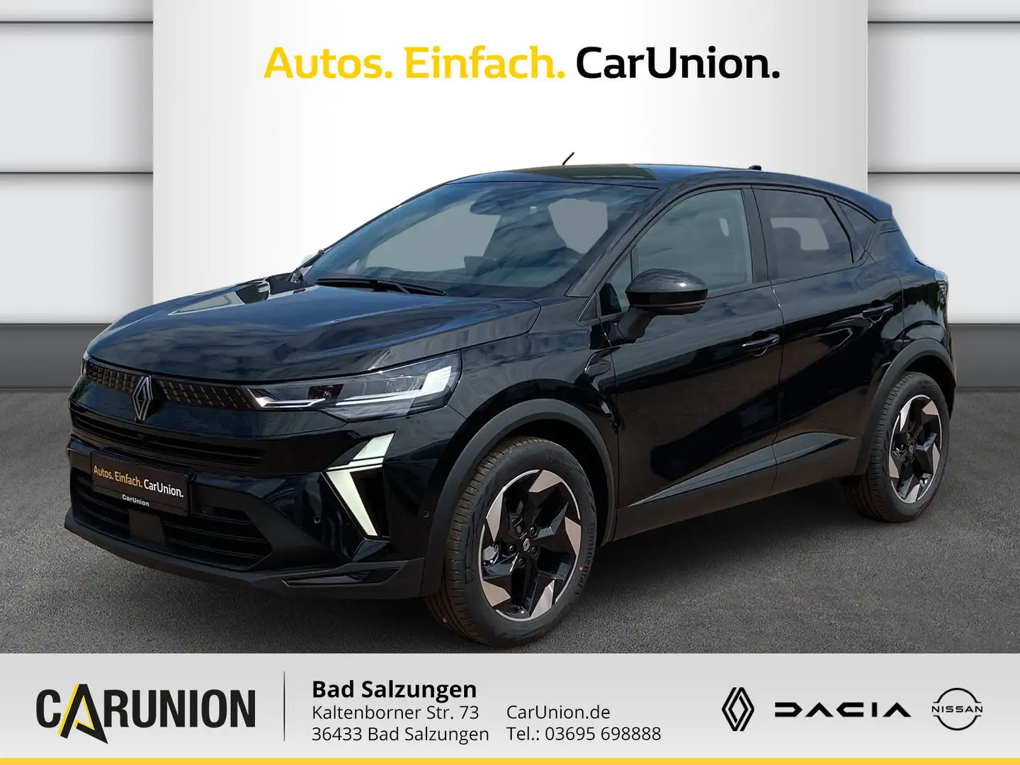 Renault Captur Techno Full Hybrid E-Tech 160 Schwarz - 1