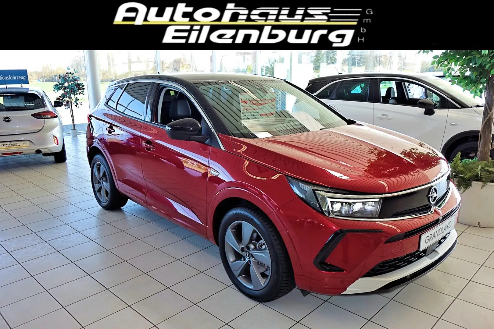 Opel Grandland 1.2 Eleg.LED-Matrixlicht,Navi,360°Kamera,SHZ,PP Rot - 1
