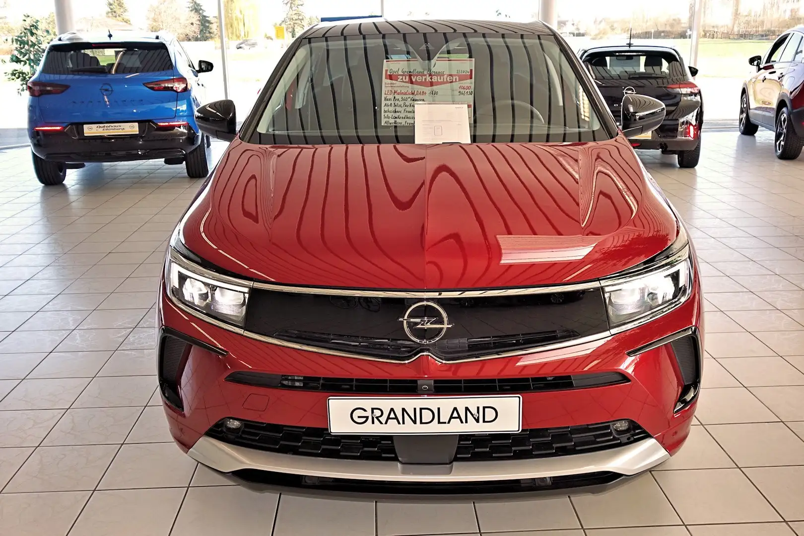 Opel Grandland 1.2 Eleg.LED-Matrixlicht,Navi,360°Kamera,SHZ,PP Rot - 2