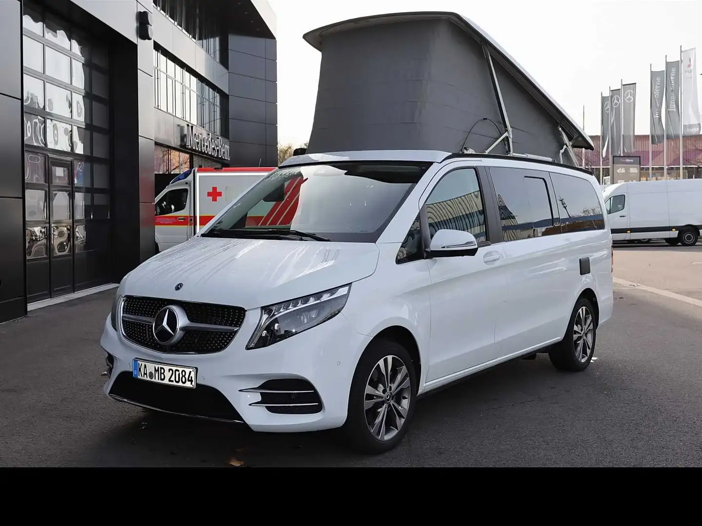 Mercedes-Benz V 300 Marco Polo EDITION AMG MBUX+360°+LED+19 Blanco - 1