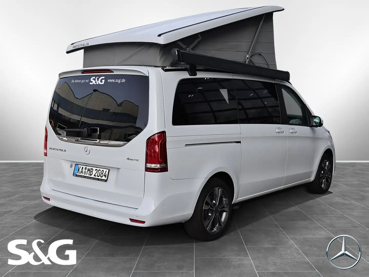 Mercedes-Benz V 300 Marco Polo EDITION AMG MBUX+360°+LED+19 Blanc - 2